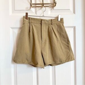 Brown high waist Zara shorts